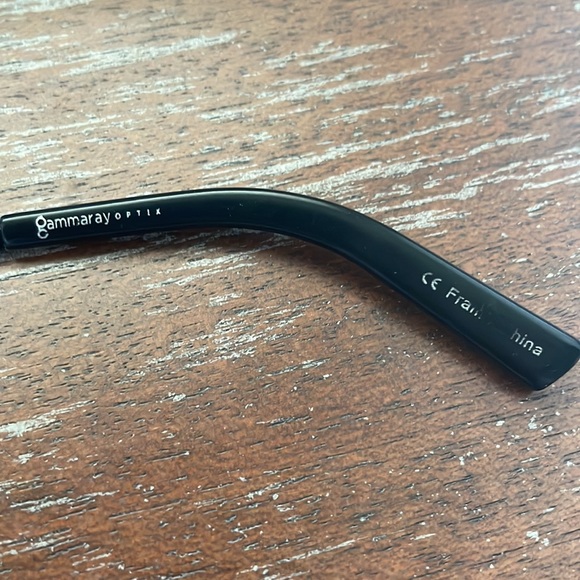 Gammaray Optix GR R3C 903 R400 C1 M3 black full rim metallic eyeglasses - Picture 5 of 12